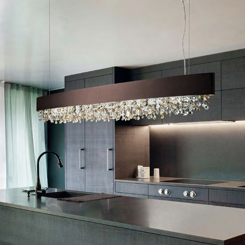 Nardenelis Crystal Pendant Light-Moonnatur