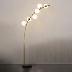 Quenelenora Glass Floor Lamp-Moonnatur
