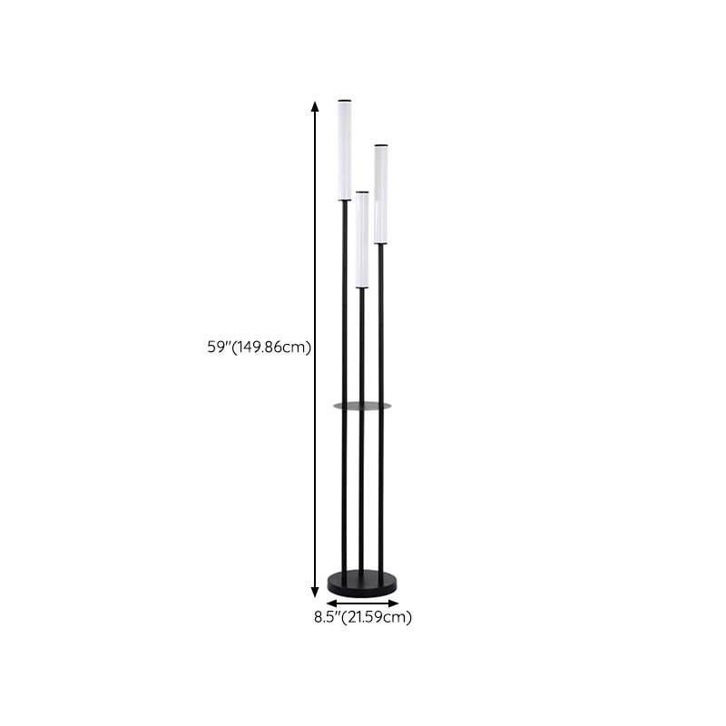 Nardenara Acrylic Floor Lamp-Moonnatur