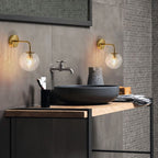 Gildenfern Glass Wall Light-Moonnatur