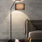 Norreleris Fabric Floor Lamp-Moonnatur