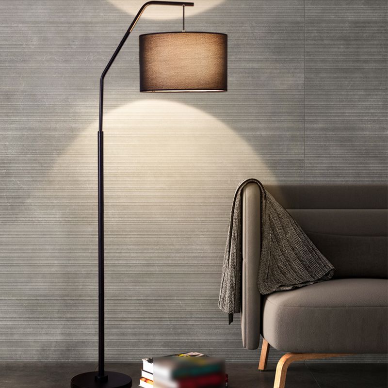 Norreleris Fabric Floor Lamp-Moonnatur