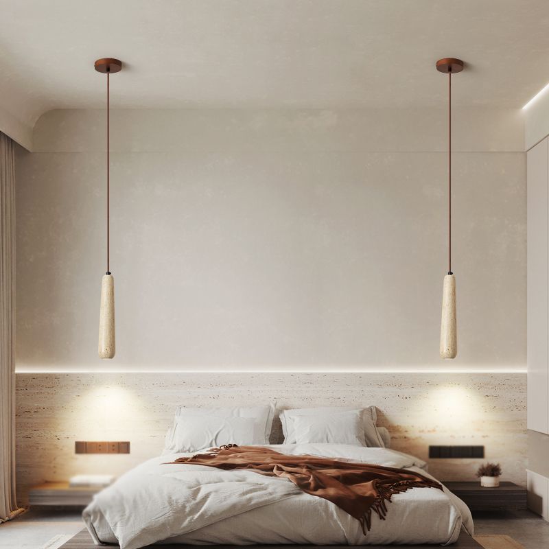 Hatherhill Stone Pendant Light-Moonnatur