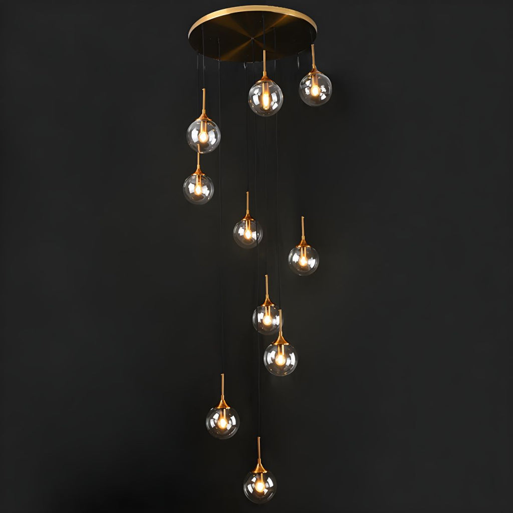 Pardenara Glass Chandelier-Moonnatur
