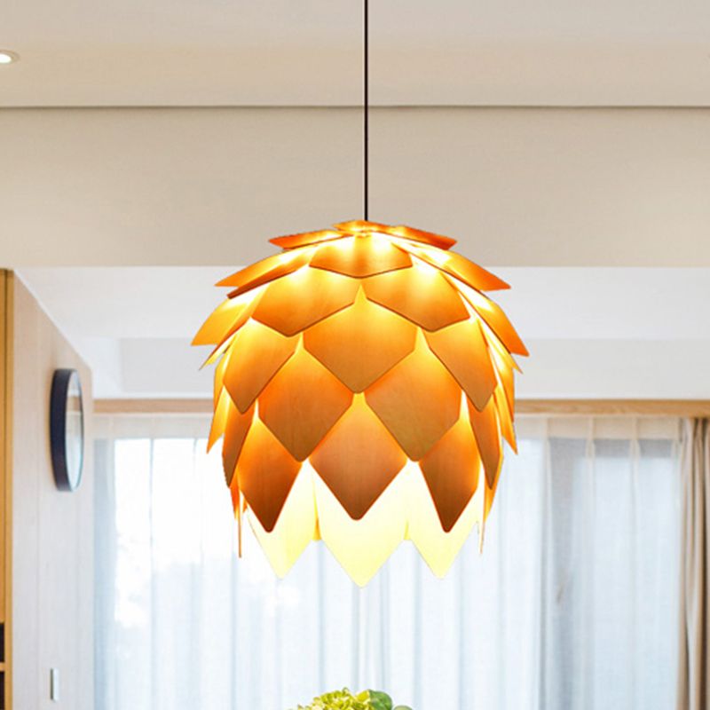 Darnelaelle Wood Pendant Light-Moonnatur