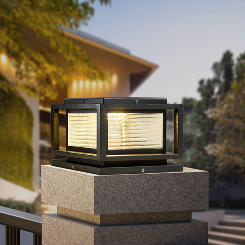 Veyrenenna Glass Pillar Light-Moonnatur