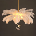 Aberelia Feather Chandelier-Moonnatur