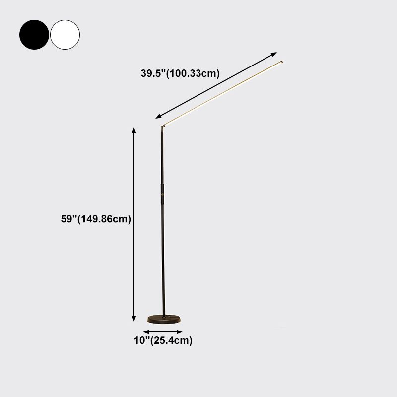 Ainsena Acrylic Floor Lamp-Moonnatur