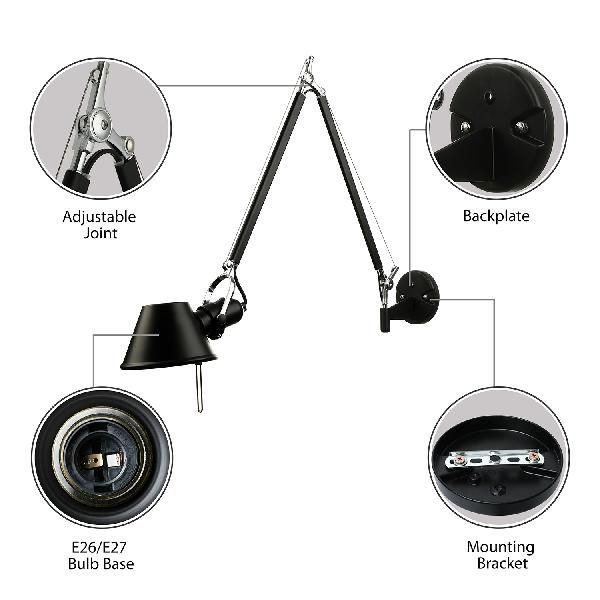 Kilvenis Metal Wall Light-Moonnatur