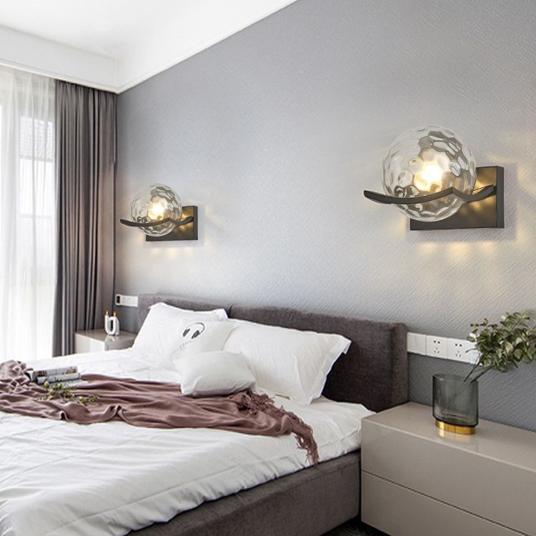 Garnelfield Glass Wall Light-Moonnatur