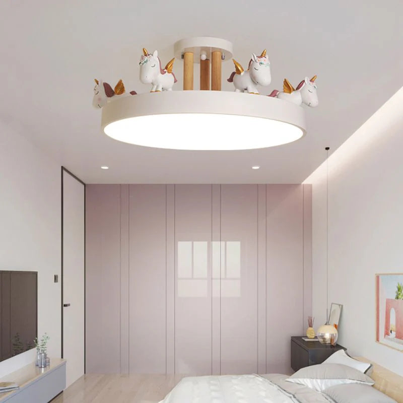 Lindeleth Wood Ceiling Light-Moonnatur