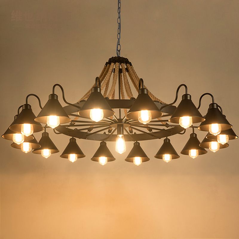 Fendelfern Metal Chandelier-Moonnatur