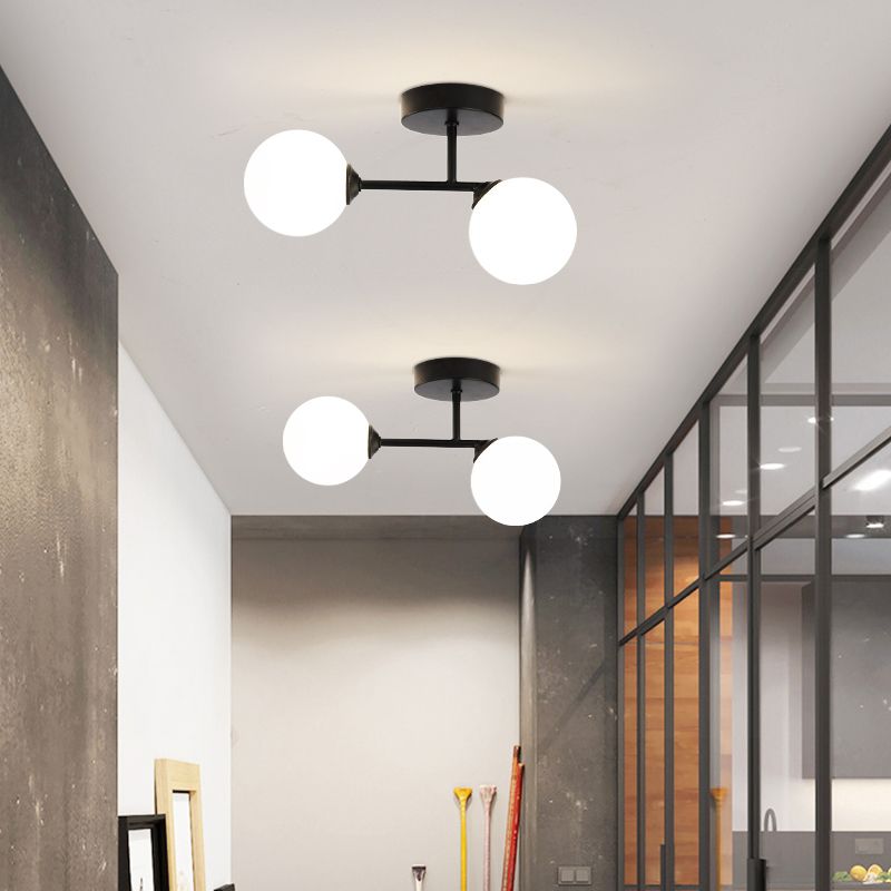 Galdenholm Glass Ceiling Light-Moonnatur