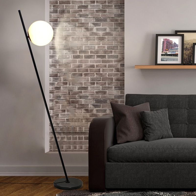 Harvenden Glass Floor Lamp-Moonnatur