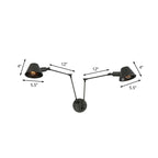 Lindelwynne Metal Wall Light-Moonnatur