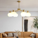 Lindelis Glass Chandelier-Moonnatur