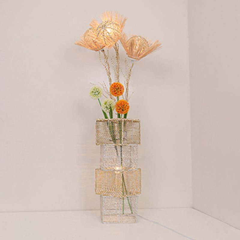 Torrendale Rattan Floor Lamp-Moonnatur