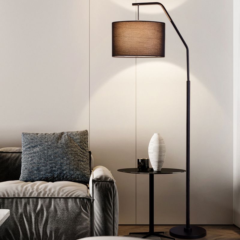Norreleris Fabric Floor Lamp-Moonnatur