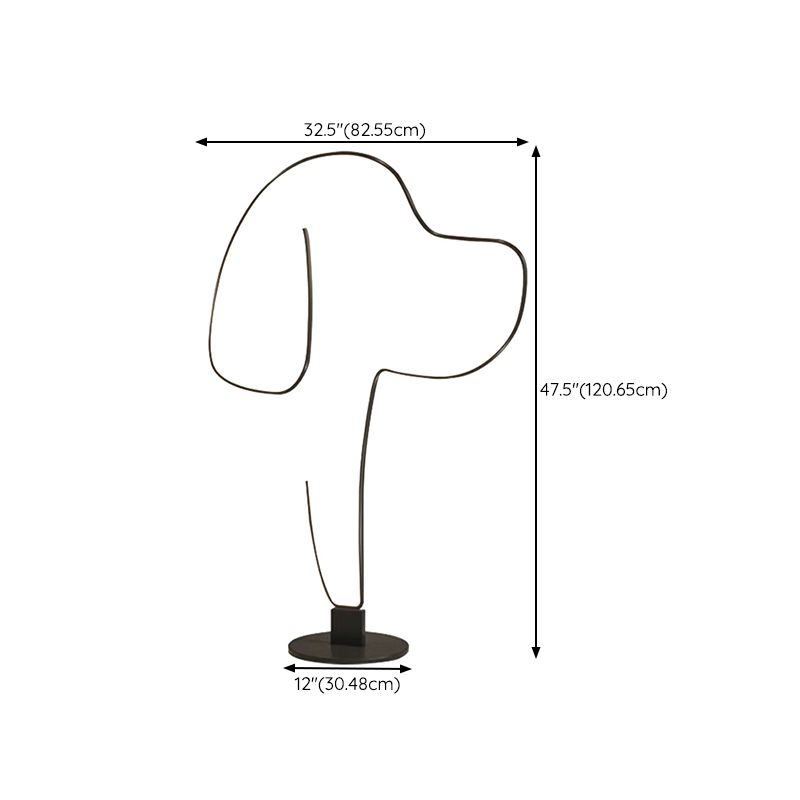 Aberaria Acrylic Floor Lamp-Moonnatur