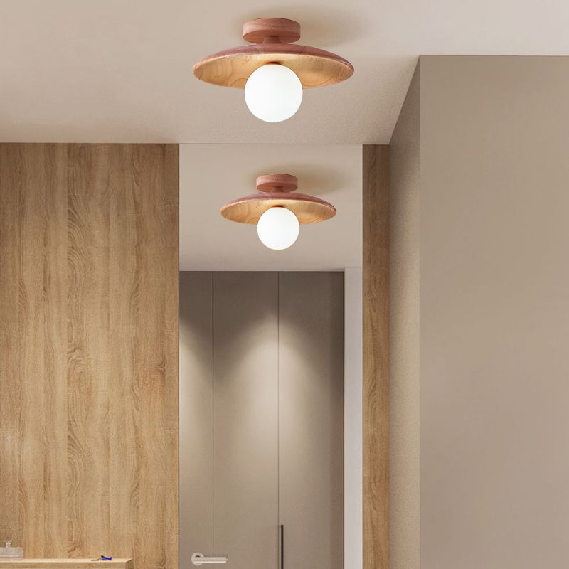 Larenara Wood Ceiling Light-Moonnatur