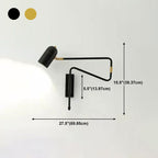 Dunselmere Metal Wall Light-Moonnatur