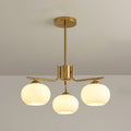 Lindelis Glass Chandelier-Moonnatur