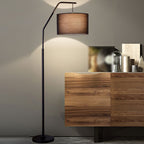 Norreleris Fabric Floor Lamp-Moonnatur