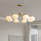 Lindelis Glass Chandelier-Moonnatur