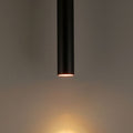 Yore Modern Cylinder Shape Linear Pendant Light Black Metal - Neutralighting