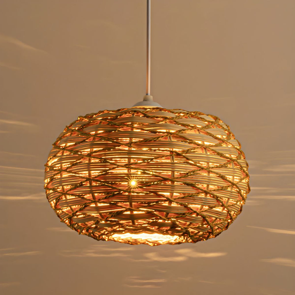 Avrenaria Rattan Pendant Light-Moonnatur