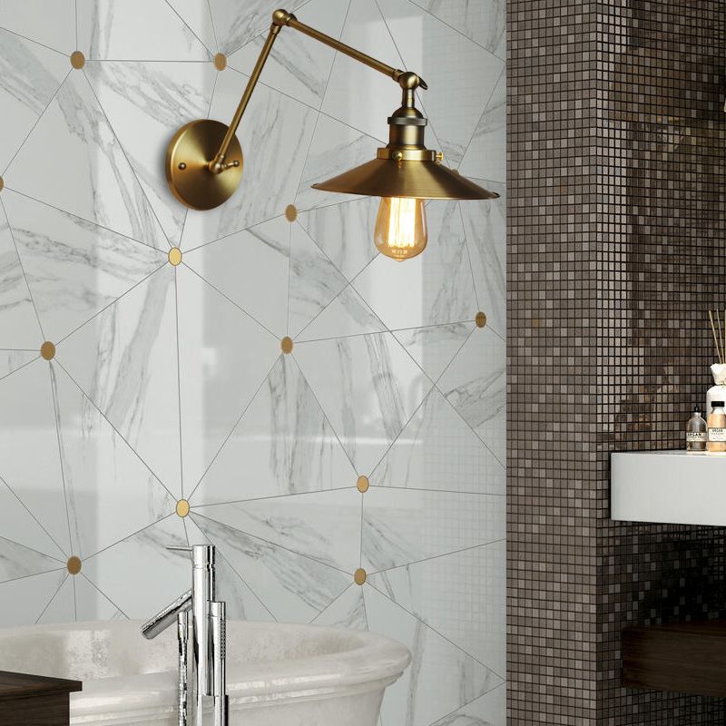 Denelmere Metal Wall Light-Moonnatur