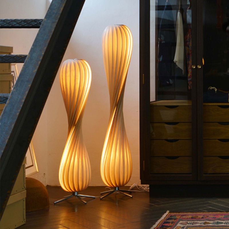 Faldenhaven Wood Floor Lamp-Moonnatur