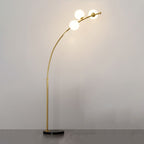 Quenelenora Glass Floor Lamp-Moonnatur