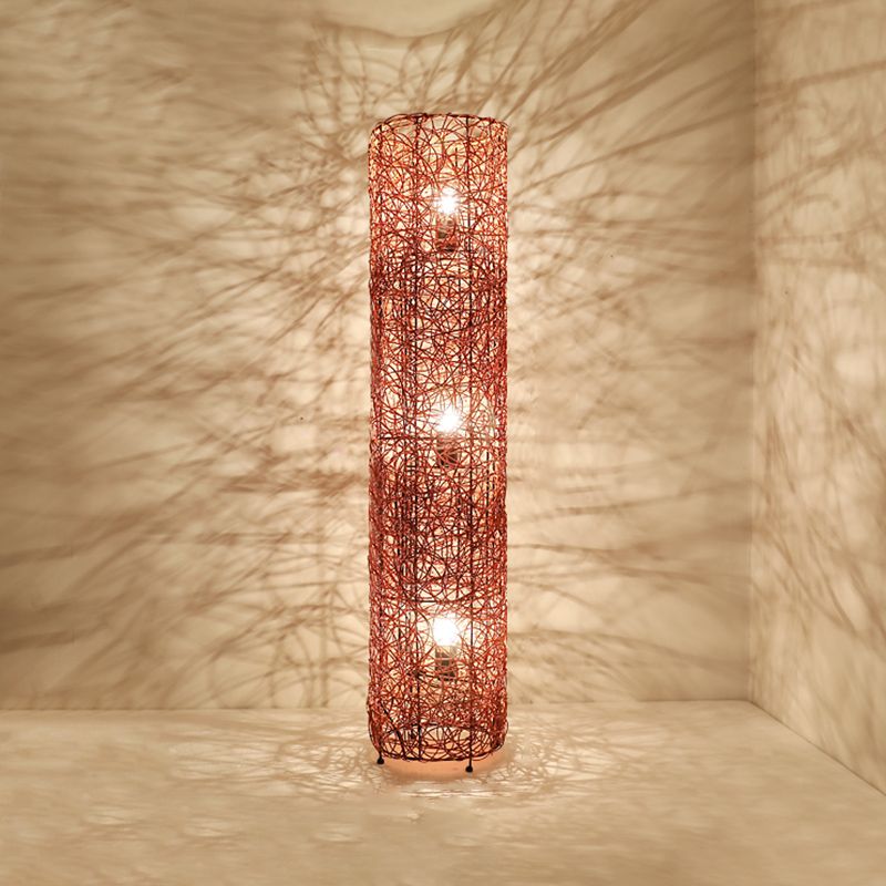 Torrendale Rattan Floor Lamp-Moonnatur