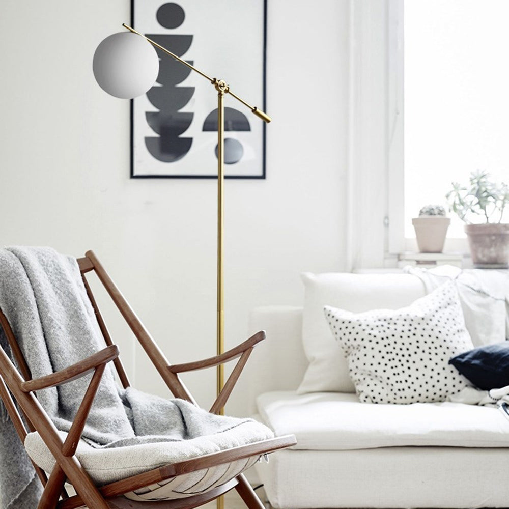 Redrenwell Glass Floor Lamp-Moonnatur