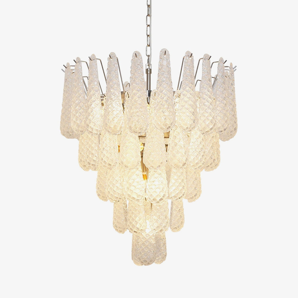 Woldenholm Glass Chandelier-Moonnatur