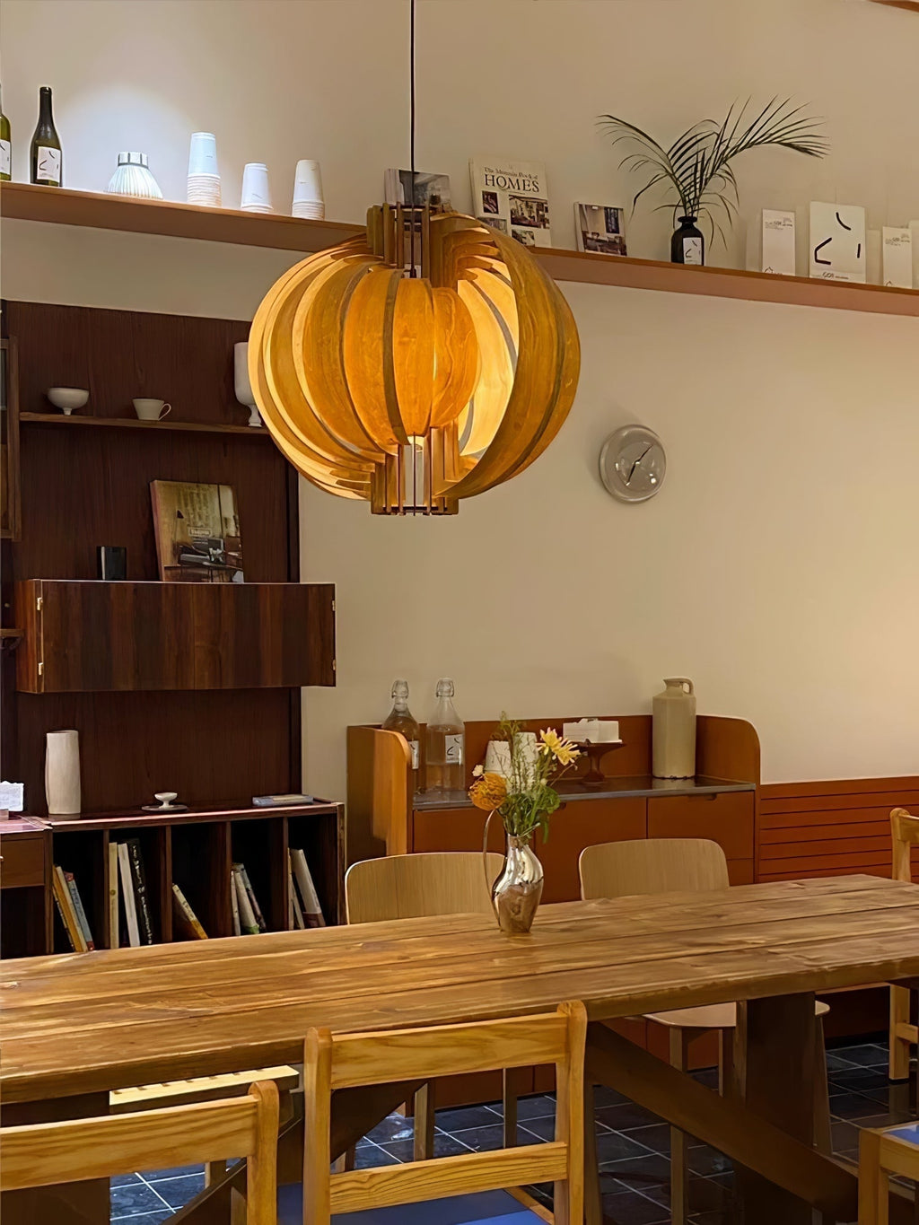 Merlenenna Wood Pendant Light-Moonnatur