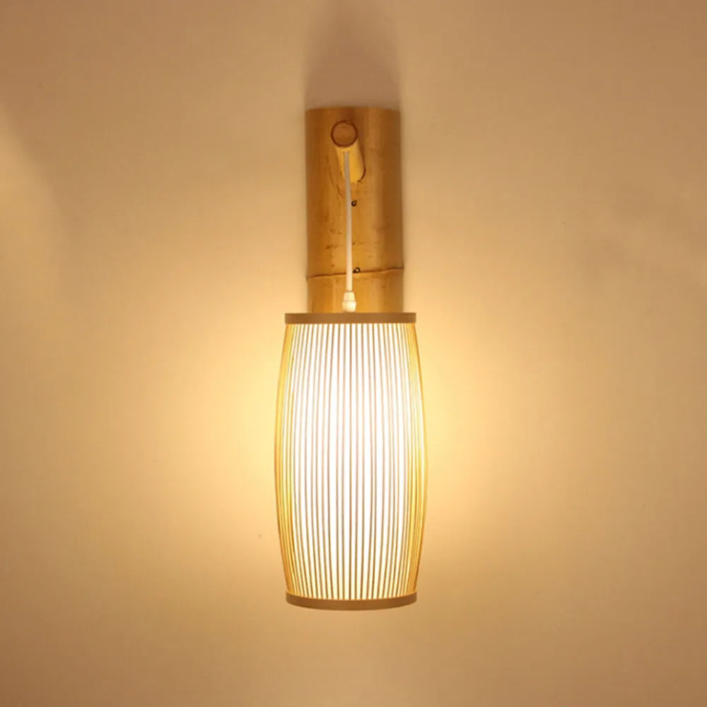 Hatherenna Rattan Wall Light-Moonnatur