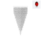 Qerise Glass Chandelier-Moonnatur