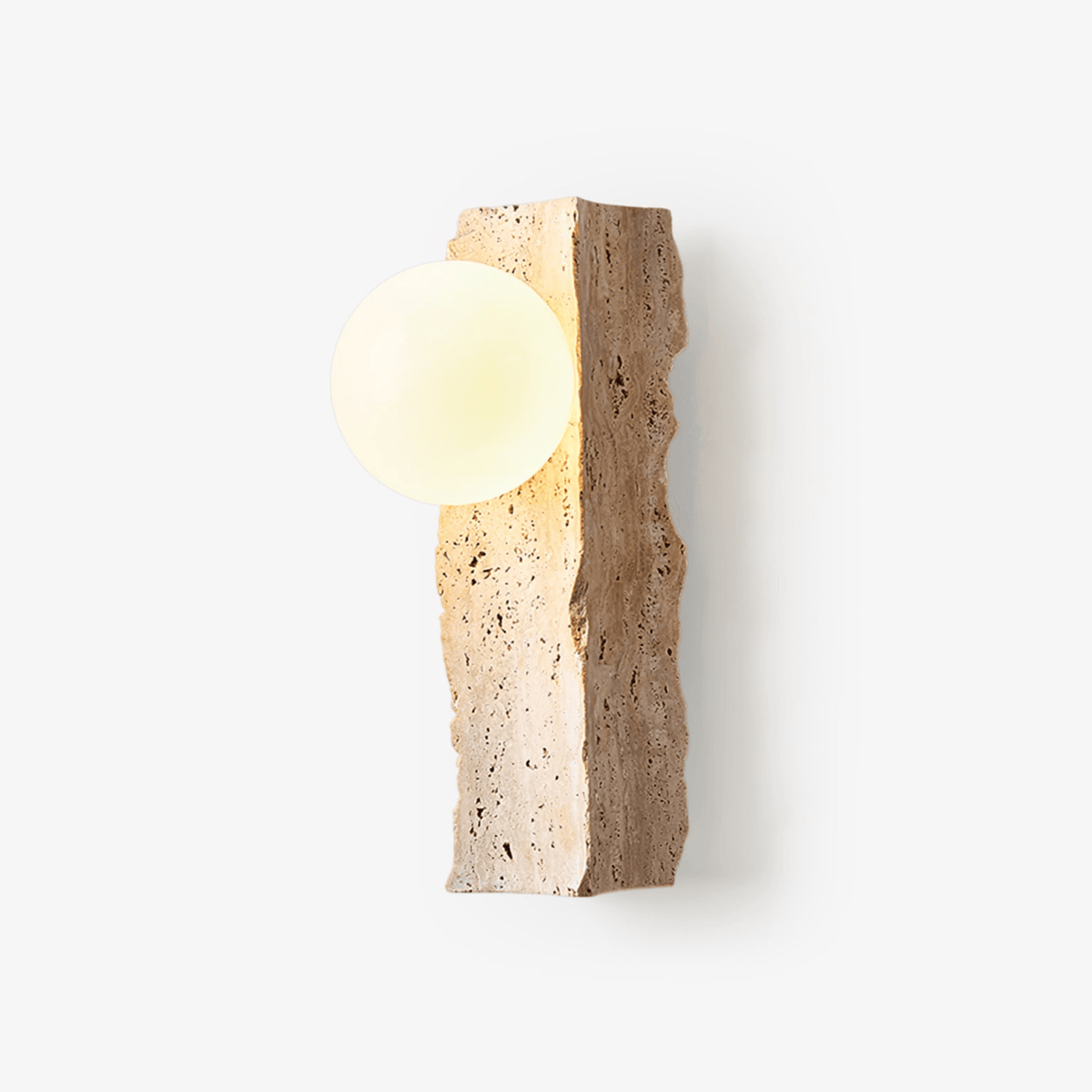 Erlenwynne Travertine Wall Light-Moonnatur