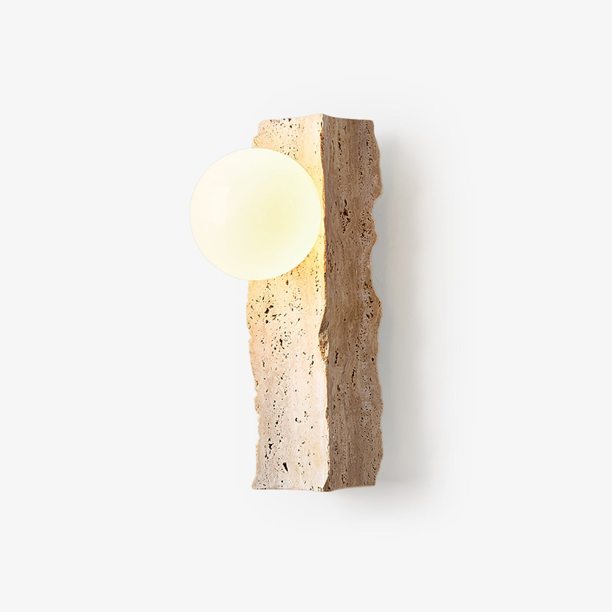 Erlenwynne Travertine Wall Light-Moonnatur