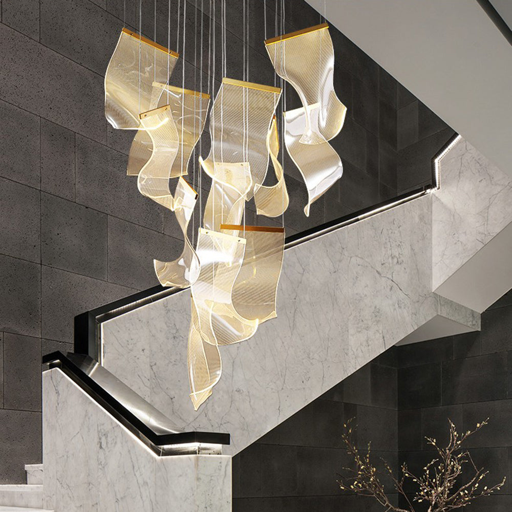 Keldelwren Acrylic Chandelier-Moonnatur