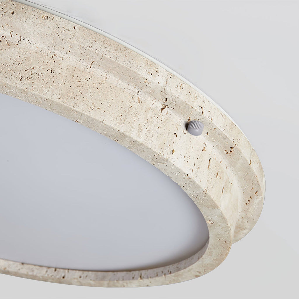 Morrelrose Travertine Ceiling Light-Moonnatur