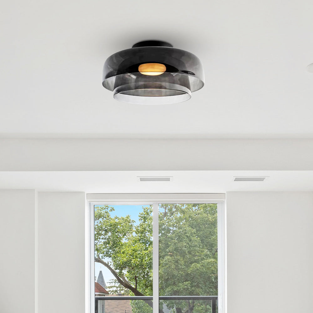 Ashenelia Glass Ceiling Light-Moonnatur