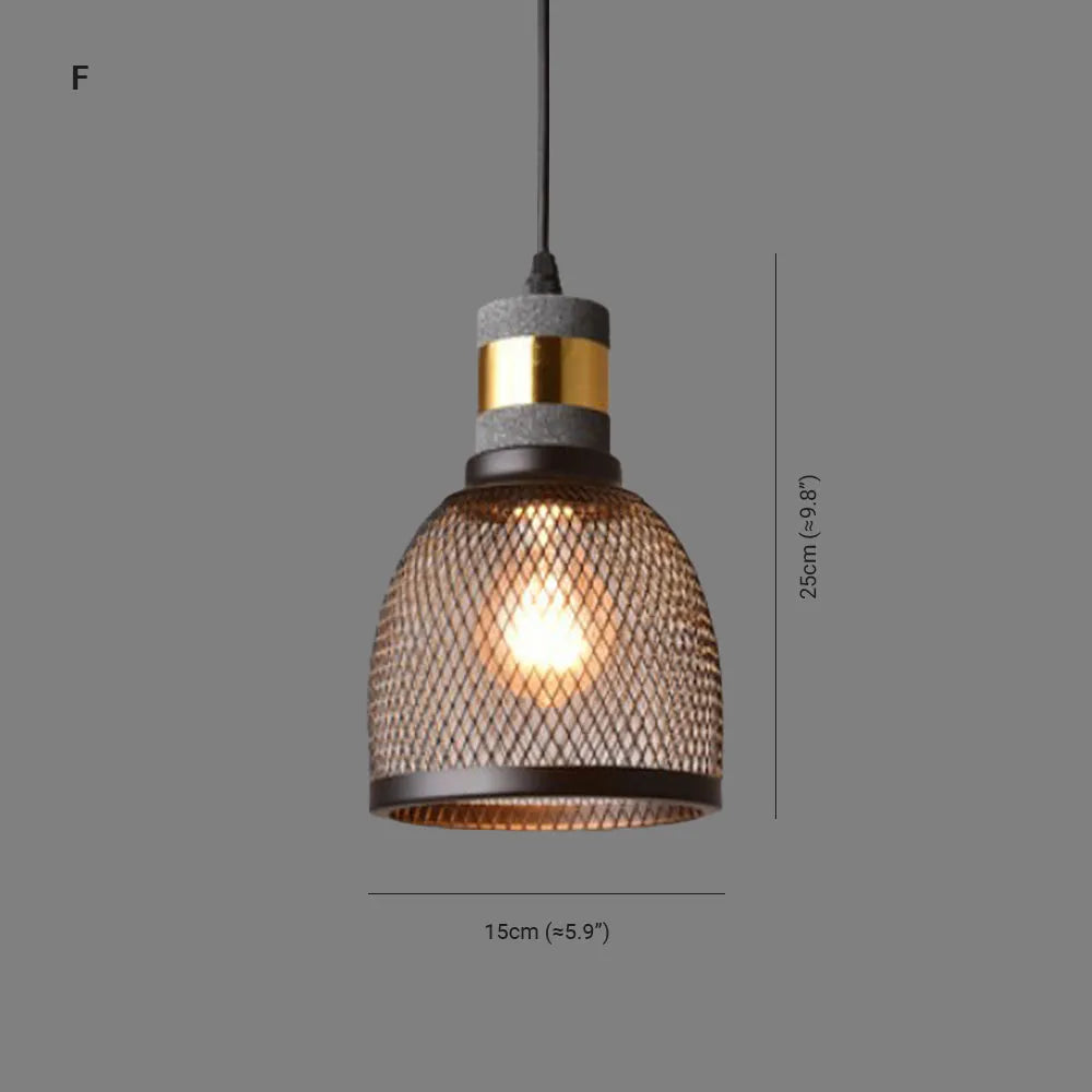 Xenith Industrial Cylindrical Pendant Light, Cement/Metal - Neutralighting