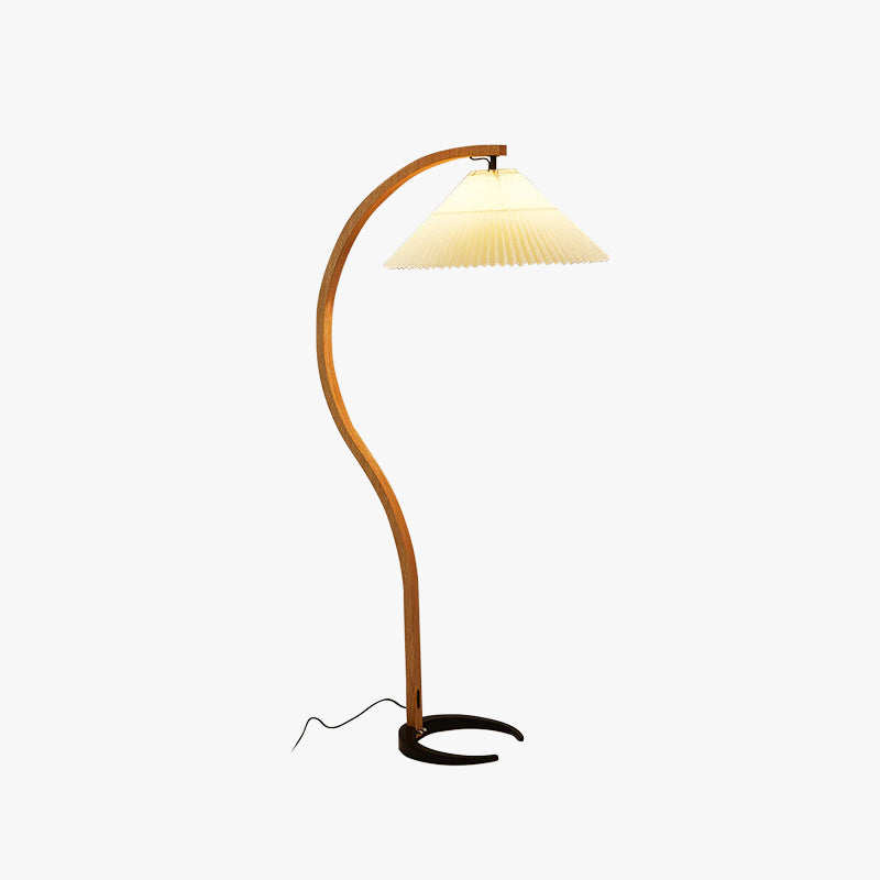 Ambelorie Fabric Floor Lamp-Moonnatur