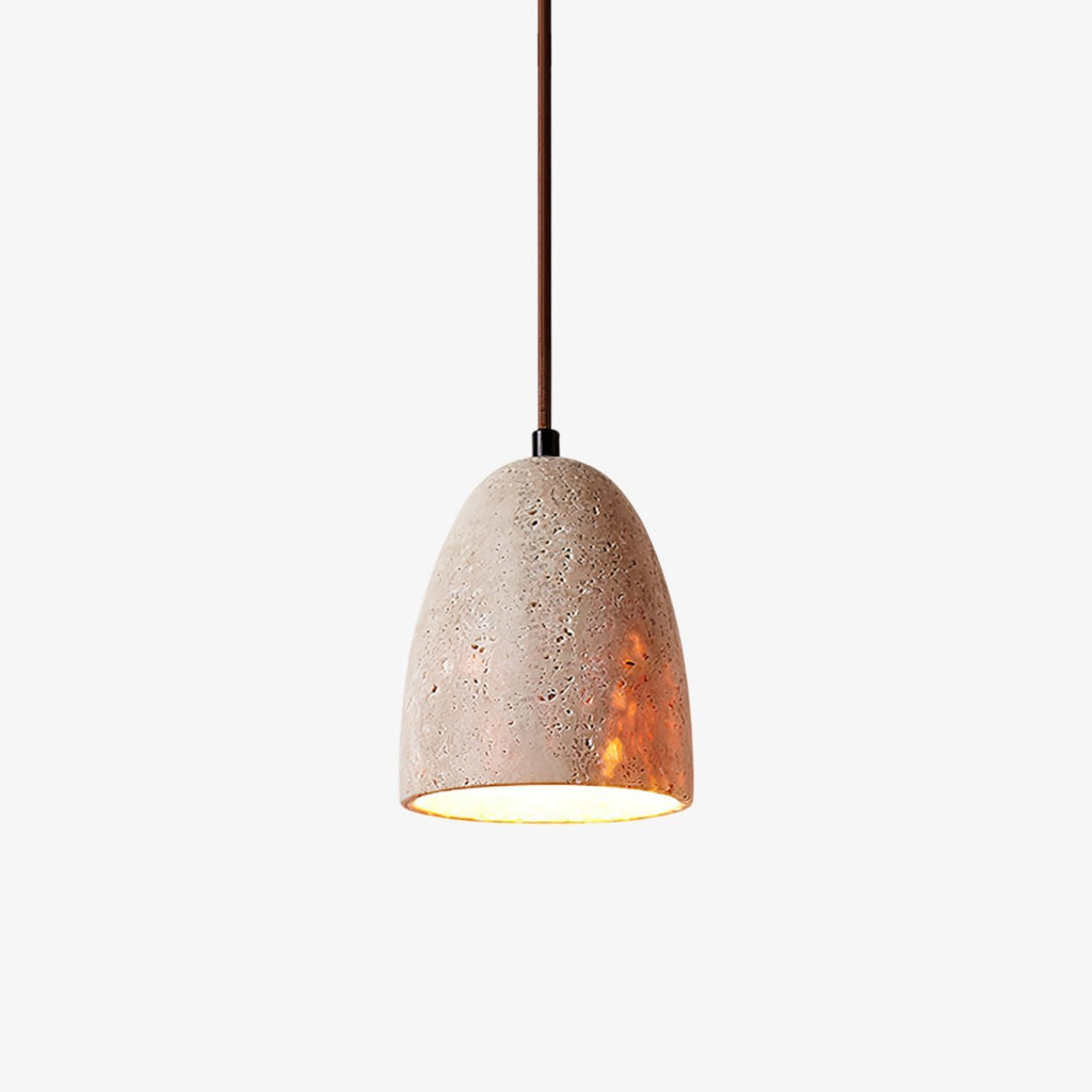 Ulvenenora Travertine Pendant Light-Moonnatur