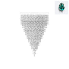 Qerise Glass Chandelier-Moonnatur