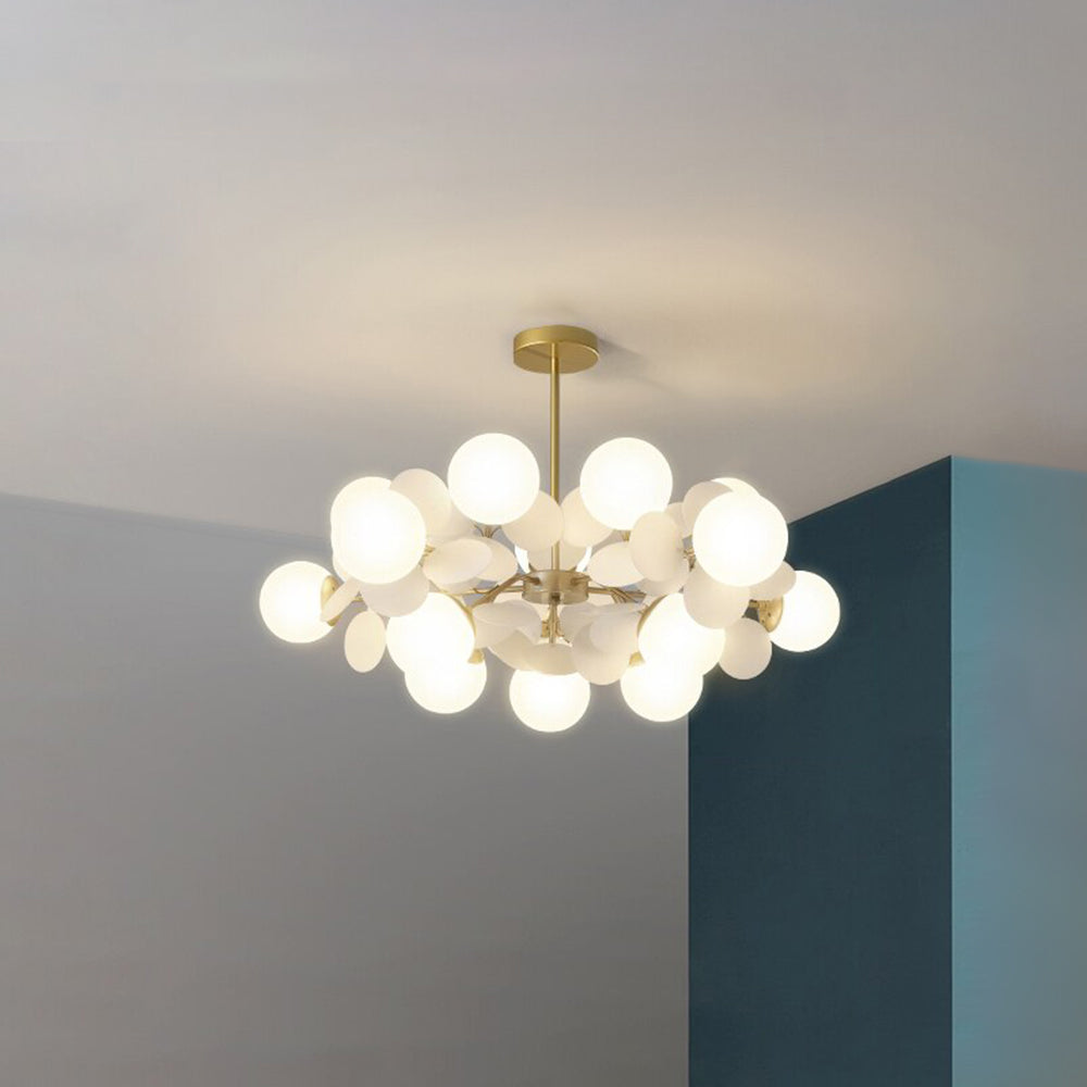 Faldenley Glass Chandelier-Moonnatur