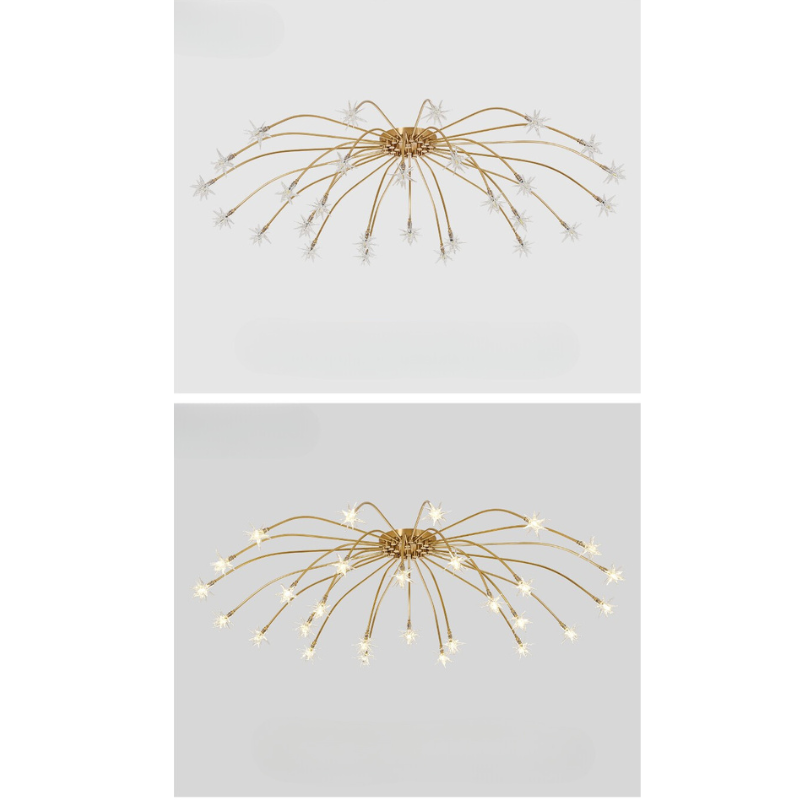 Lorreniel Glass Ceiling Light-Moonnatur